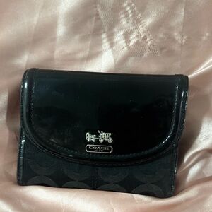Coach Black Signature Wallet